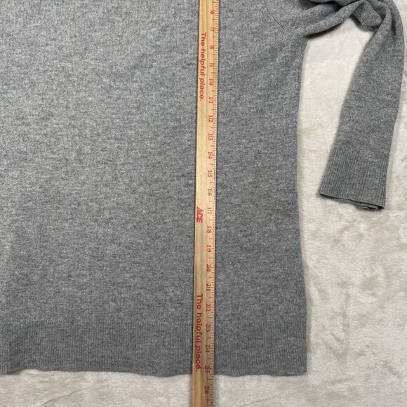 SAMSOE & SAMSOE Boston V Neck 100% Cashmere Gray Pullover Sweater Womens Size XS - Picture 7 of 7